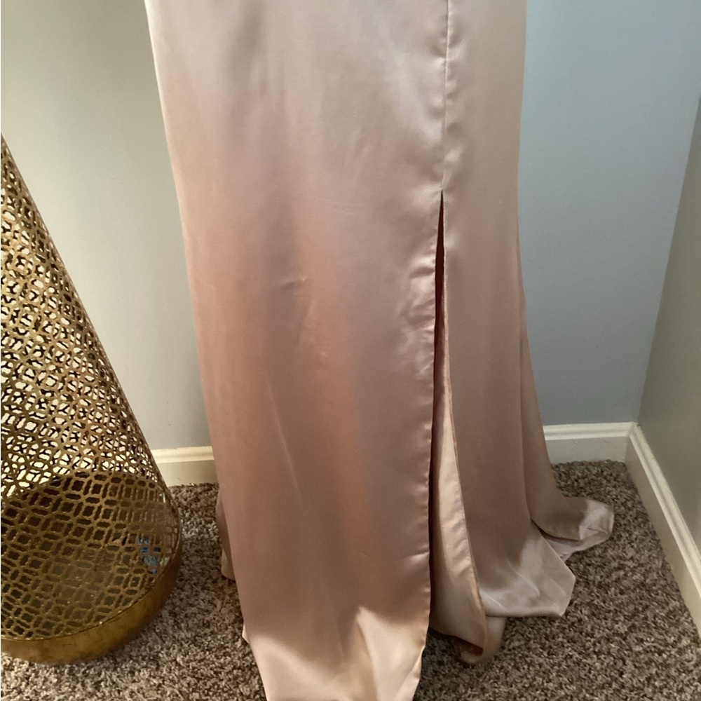 Elegant Pink Plus Size Prom Brides Maid Wedding Formal 3X - Picture 7 of 11